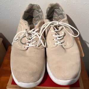 Vans Beige Canvas Sneakers